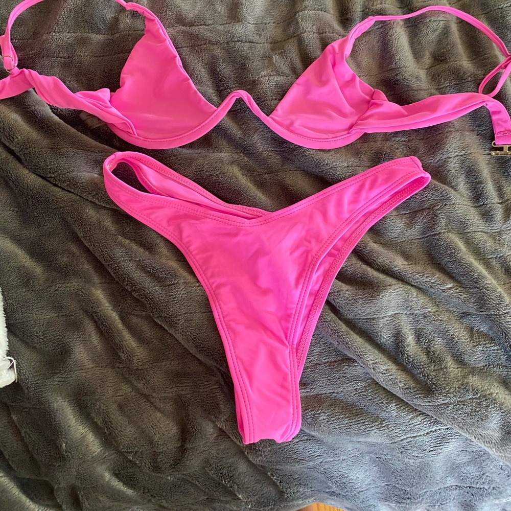 Pink bikini